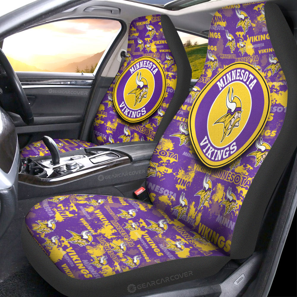 Minnesota Vikings Car Seat Covers Custom Car Accessories - Gearcarcover - 1