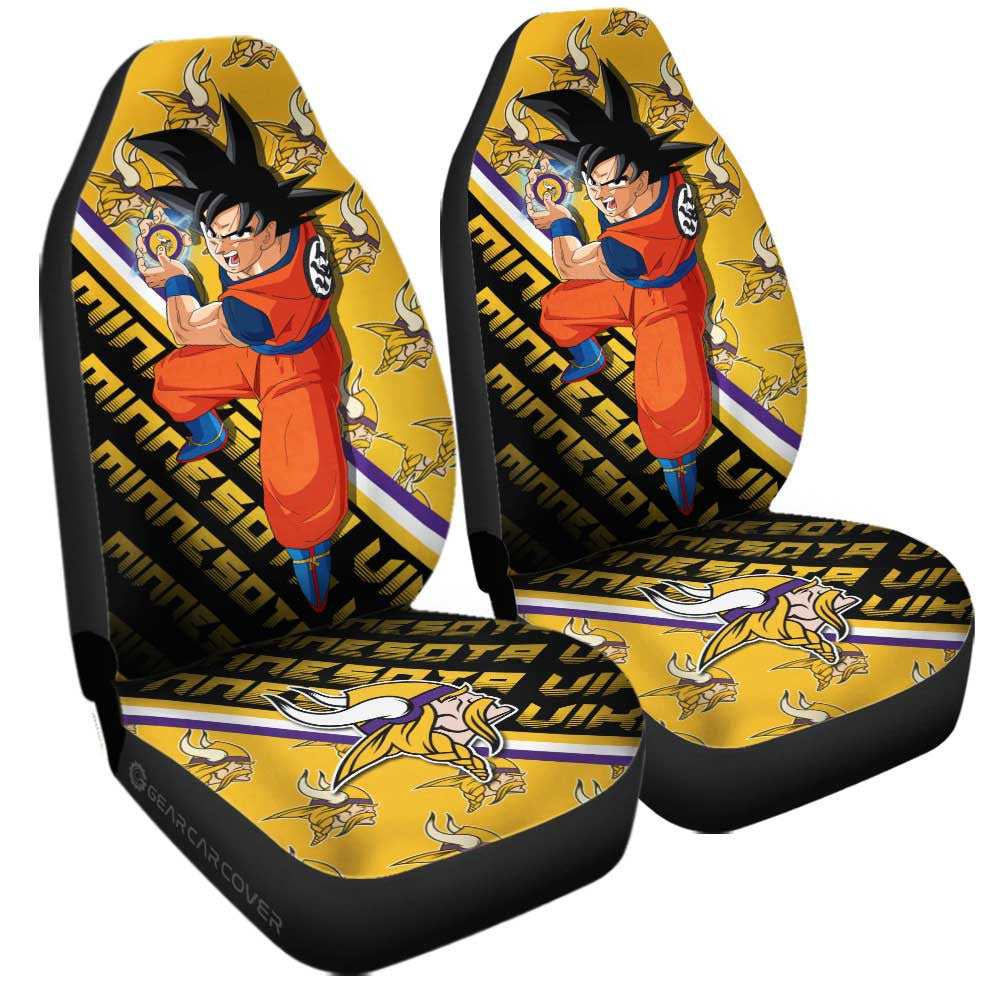 Minnesota Vikings Car Seat Covers Goku Car Accessories For Fans - Gearcarcover - 3