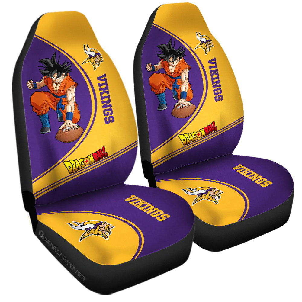 Minnesota Vikings Car Seat Covers Goku Car Accessories For Fans - Gearcarcover - 3