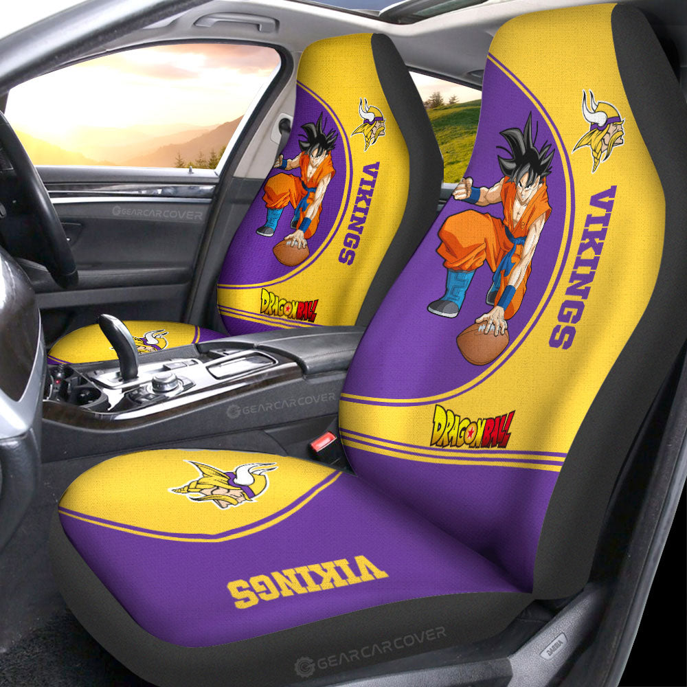 Minnesota Vikings Car Seat Covers Goku Car Accessories For Fans - Gearcarcover - 1
