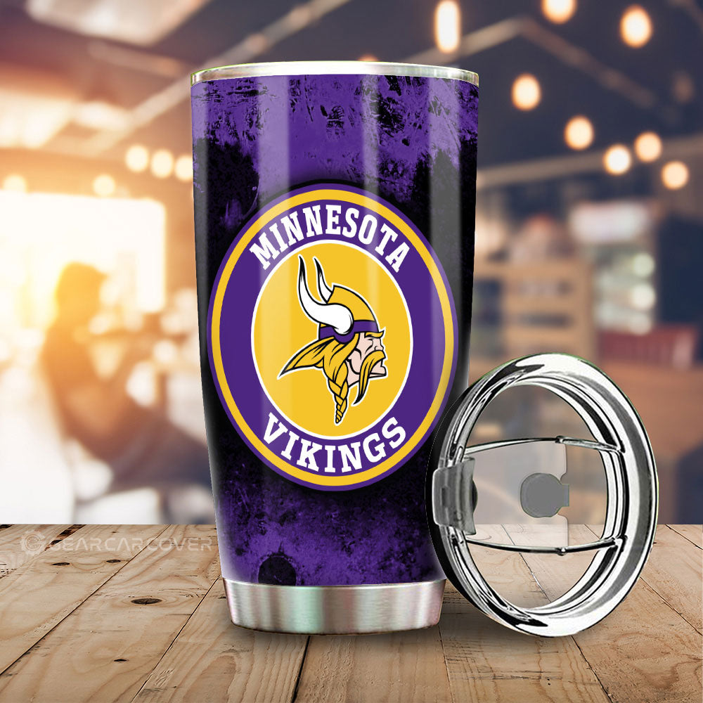 Minnesota Vikings Tumbler Cup Custom Car Accessories - Gearcarcover - 2