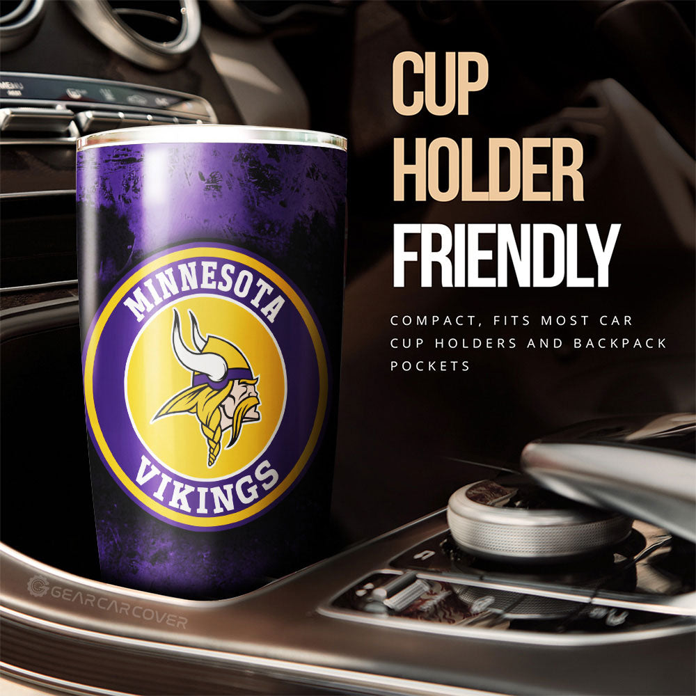 Minnesota Vikings Tumbler Cup Custom Car Accessories - Gearcarcover - 3