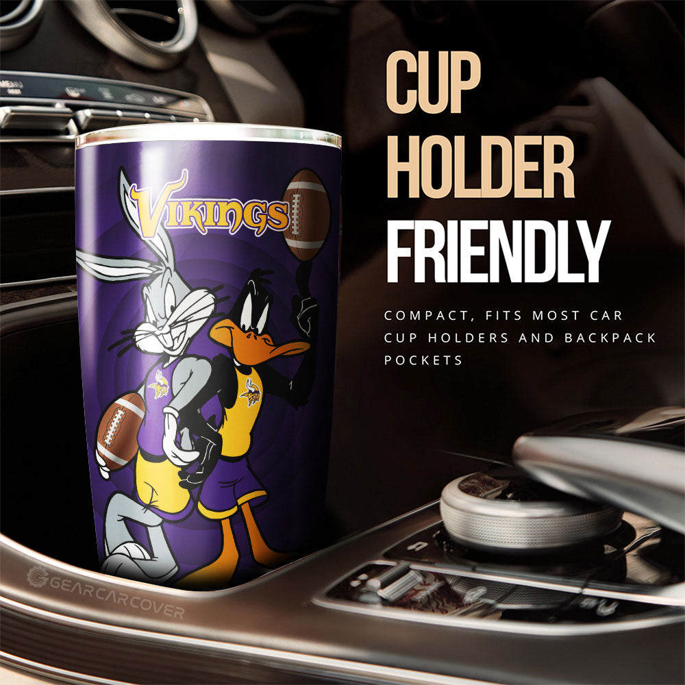 Minnesota Vikings Tumbler Cup Custom Car Accessories - Gearcarcover - 3