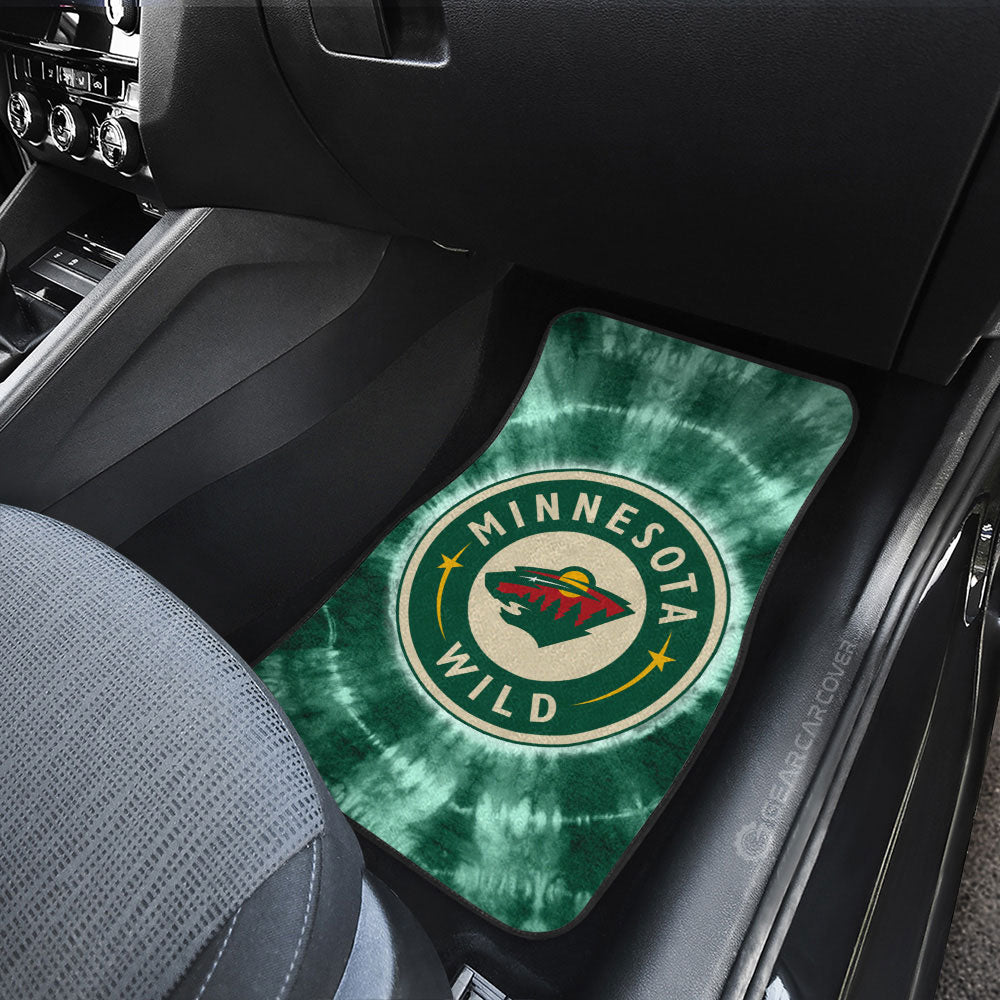 Minnesota Wild Car Floor Mats Custom Tie Dye Car Accessories - Gearcarcover - 3