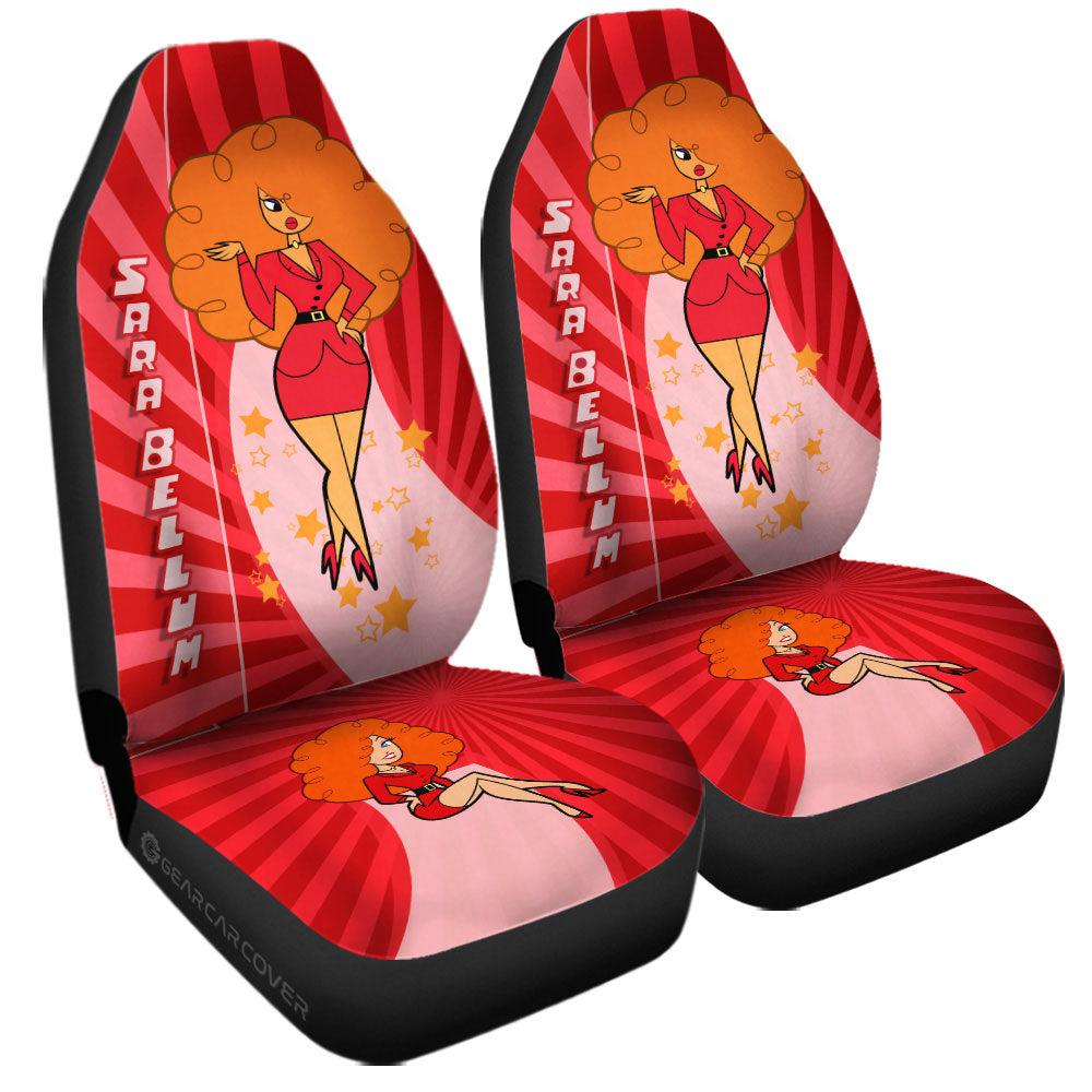 Miss Sara Bellum The Powerpuff Girls Car Seat Covers Custom Car Accessories - Gearcarcover - 3