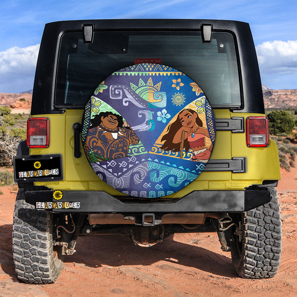 Moana and Maui Spare Tire Cover Collection - Gearcarcover - 2