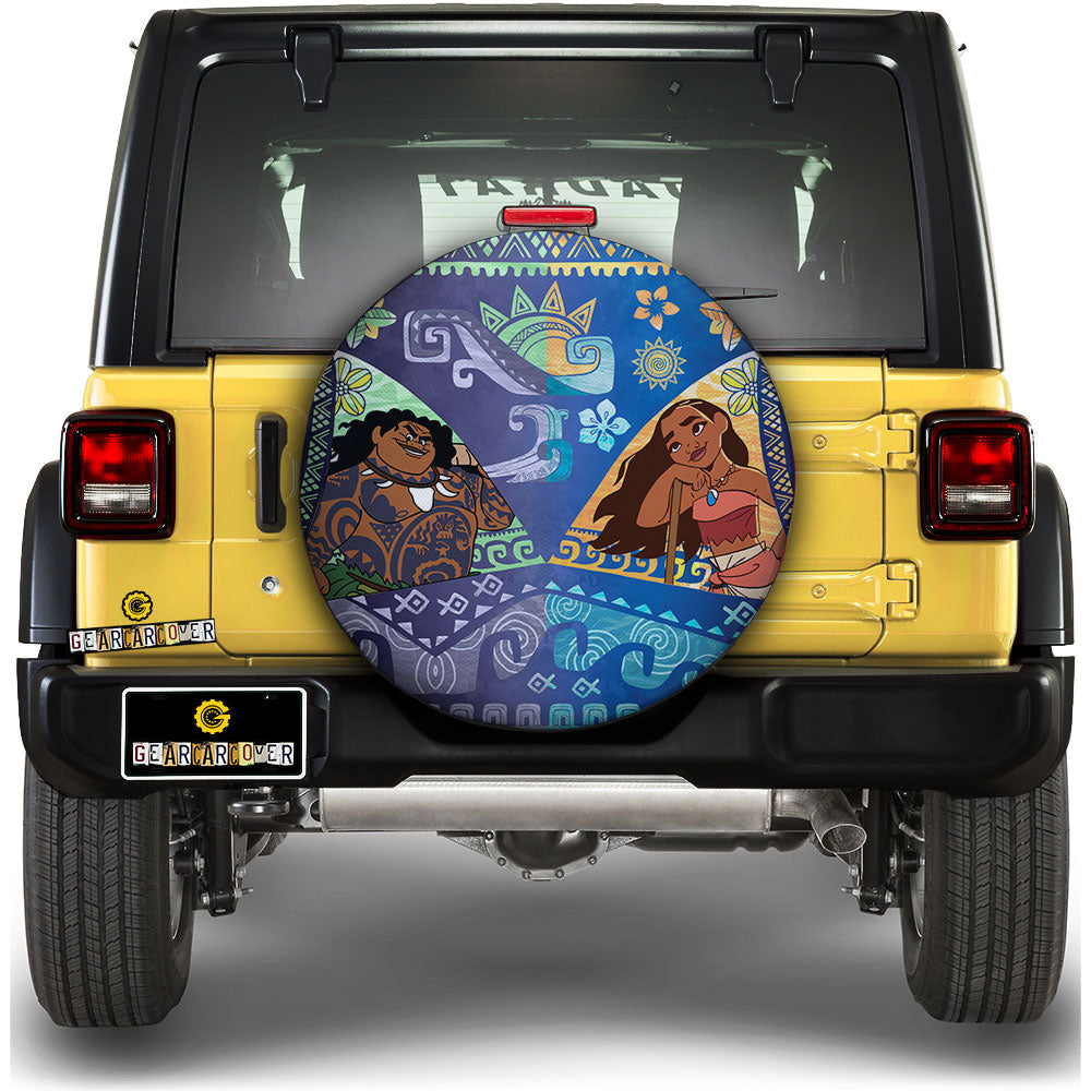 Moana and Maui Spare Tire Cover Collection - Gearcarcover - 1