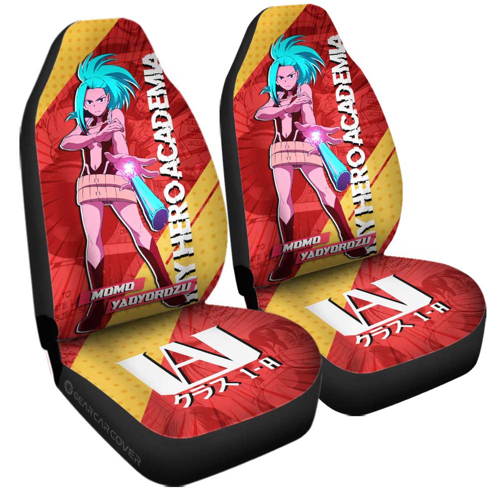 Momo Yaoyorozu Car Seat Covers Custom Car Interior Accessories - Gearcarcover - 3
