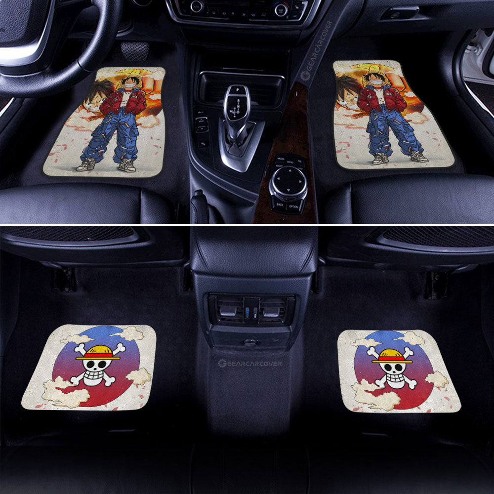 Monkey D Luffy Car Floor Mats Anime Collection - Gearcarcover - 2