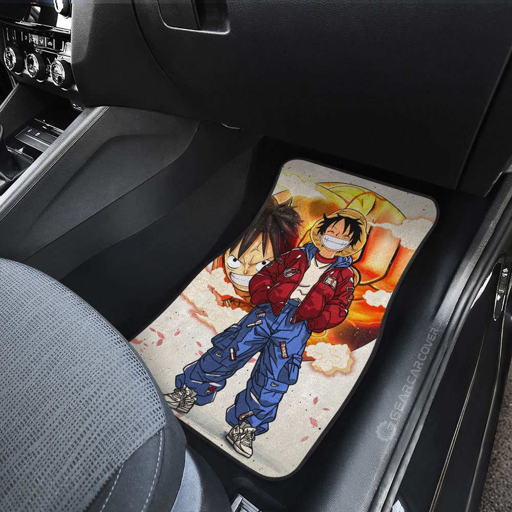Monkey D Luffy Car Floor Mats Anime Collection - Gearcarcover - 3