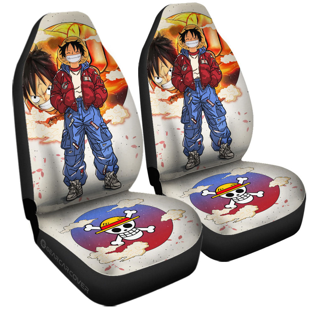 Monkey D Luffy Car Seat Covers Anime Collection - Gearcarcover - 3