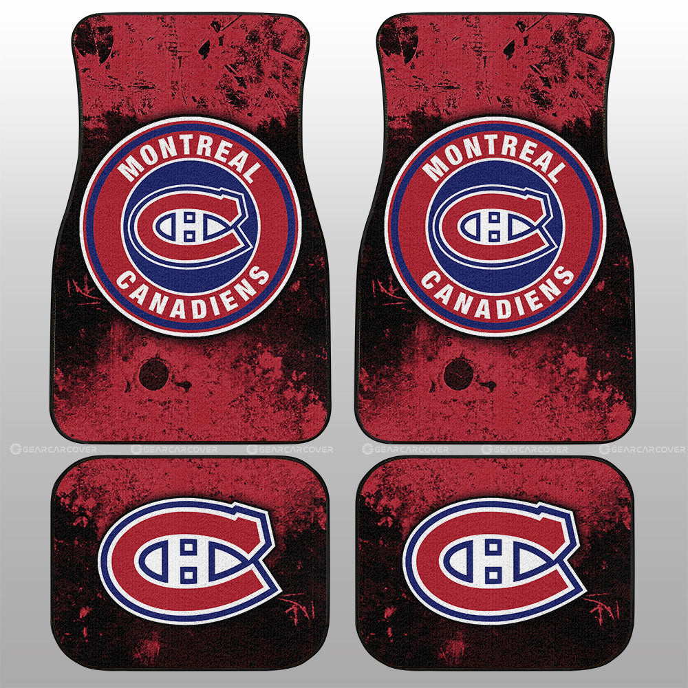 Montreal Canadiens Car Floor Mats Custom Car Accessories - Gearcarcover - 1