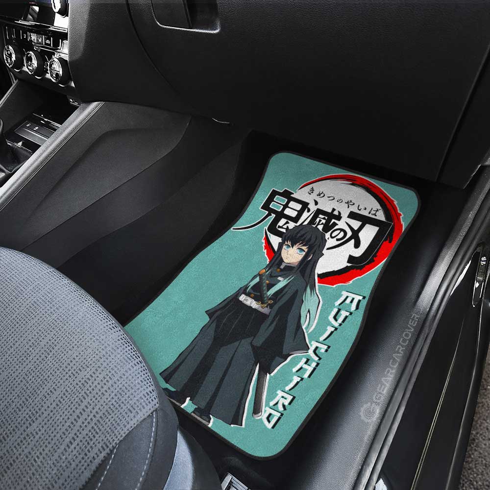 Muichiro Tokitou Car Floor Mats Custom Demon Slayer Anime Car Accessories - Gearcarcover - 3
