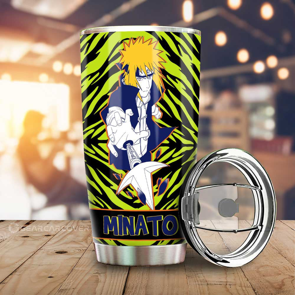 Namikaze Minato Stainless Steel Tumbler Cup Custom - Gearcarcover - 1