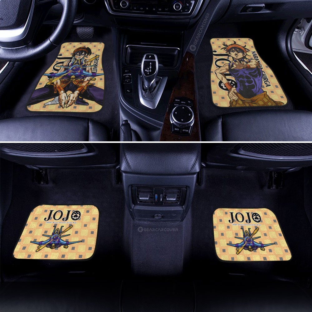 Narancia Ghirga Car Floor Mats Custom Bizarre Adventure Car Accessories - Gearcarcover - 3