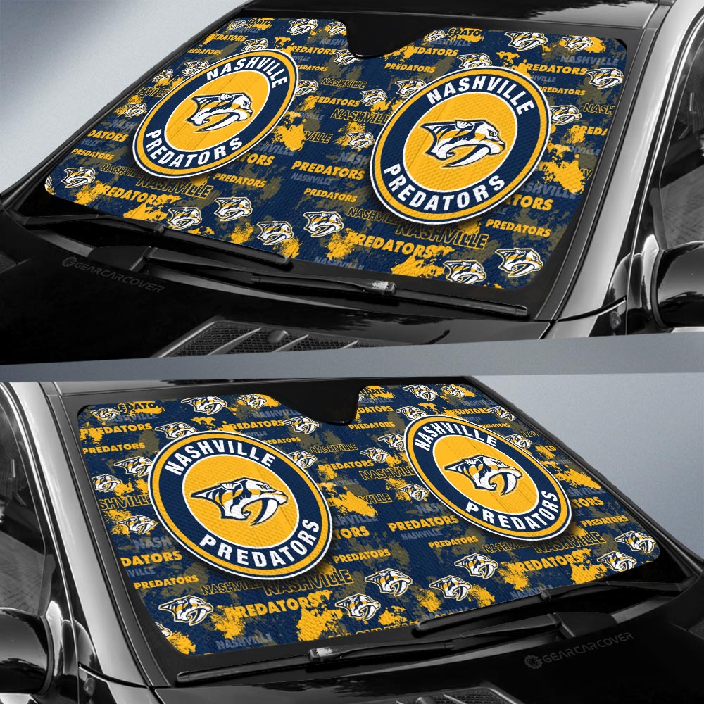 Nashville Predators Car Sunshade Custom Car Accessories - Gearcarcover - 2