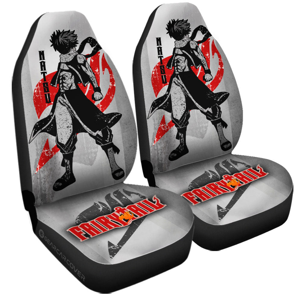 Natsu Dragneel Car Seat Covers Custom Fairy Tail Anime Car Accessories - Gearcarcover - 3