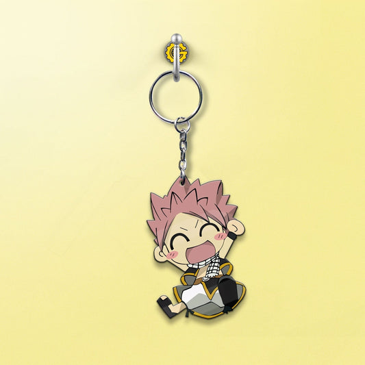 Natsu Dragneel Keychain Custom Car Accessories - Gearcarcover - 2