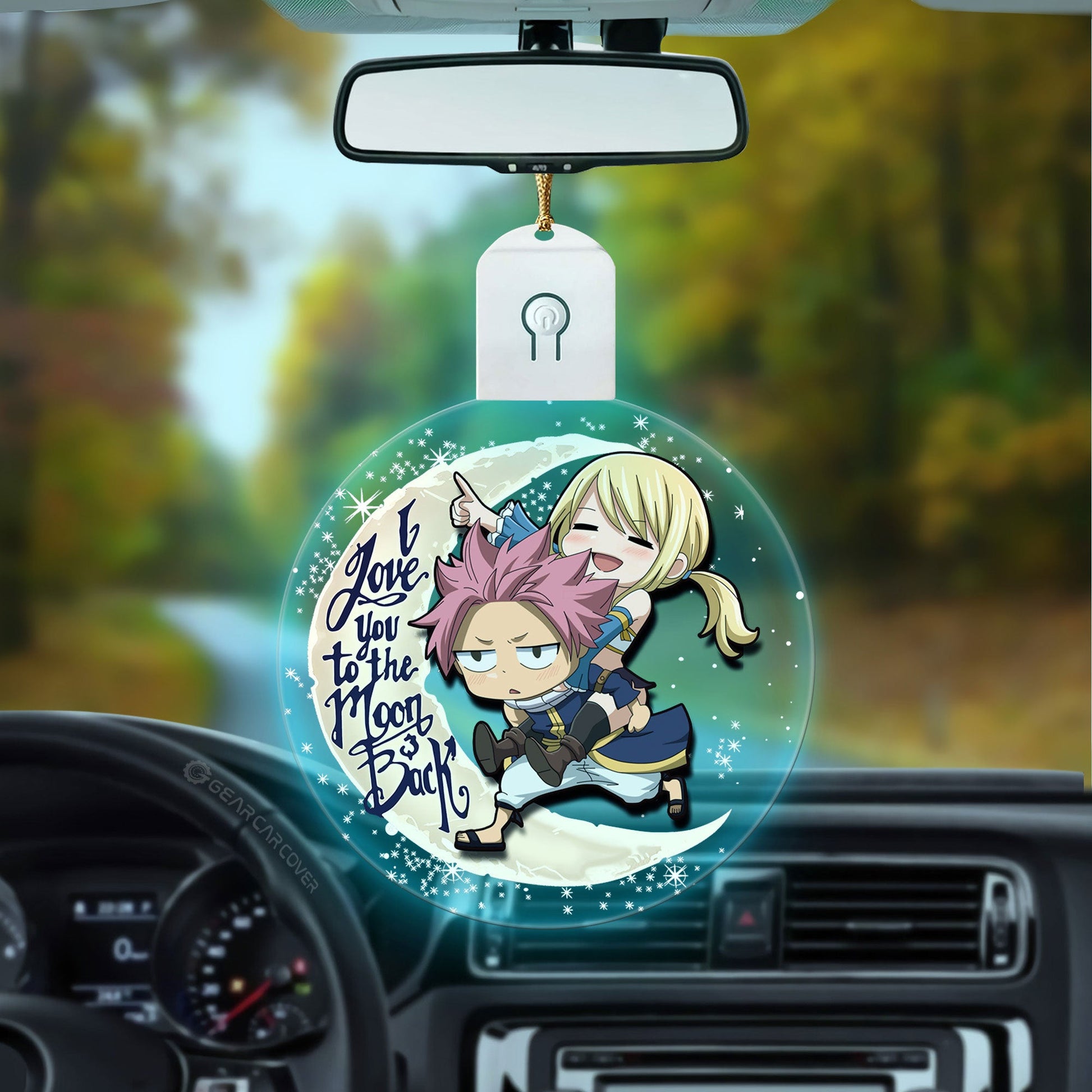 Natsu Lucy Led Ornament Custom Car Decorations - Gearcarcover - 3