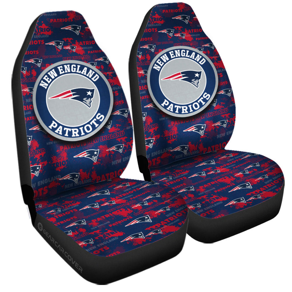 New England Patriots Car Seat Covers Custom Car Accessories - Gearcarcover - 3