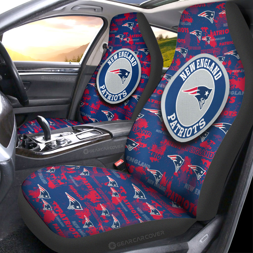 New England Patriots Car Seat Covers Custom Car Accessories - Gearcarcover - 1