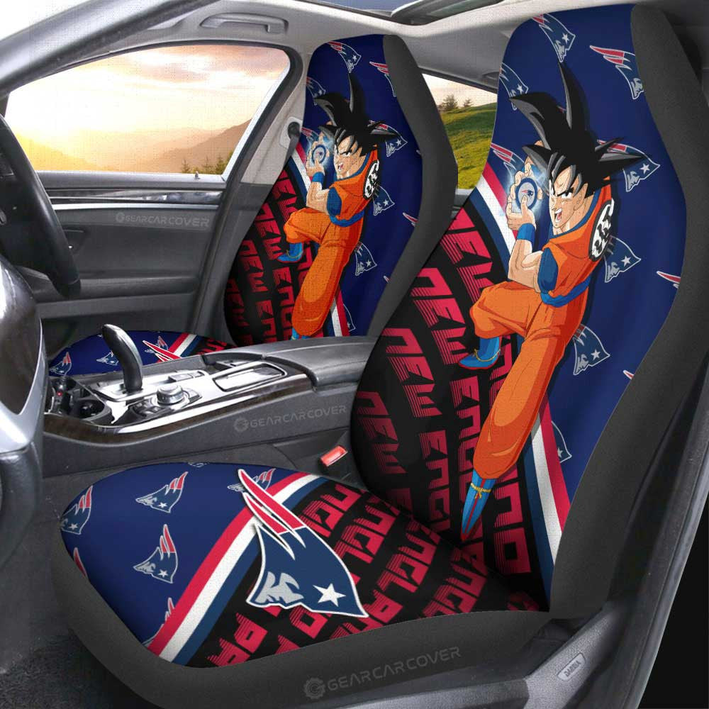 New England Patriots Car Seat Covers Goku Car Accessories For Fans - Gearcarcover - 2
