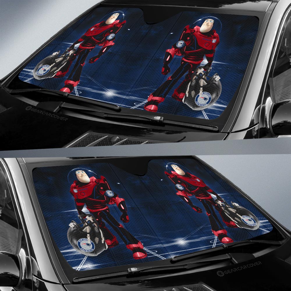 New England Patriots Car Sunshade Custom Car Accessories For Fan - Gearcarcover - 2