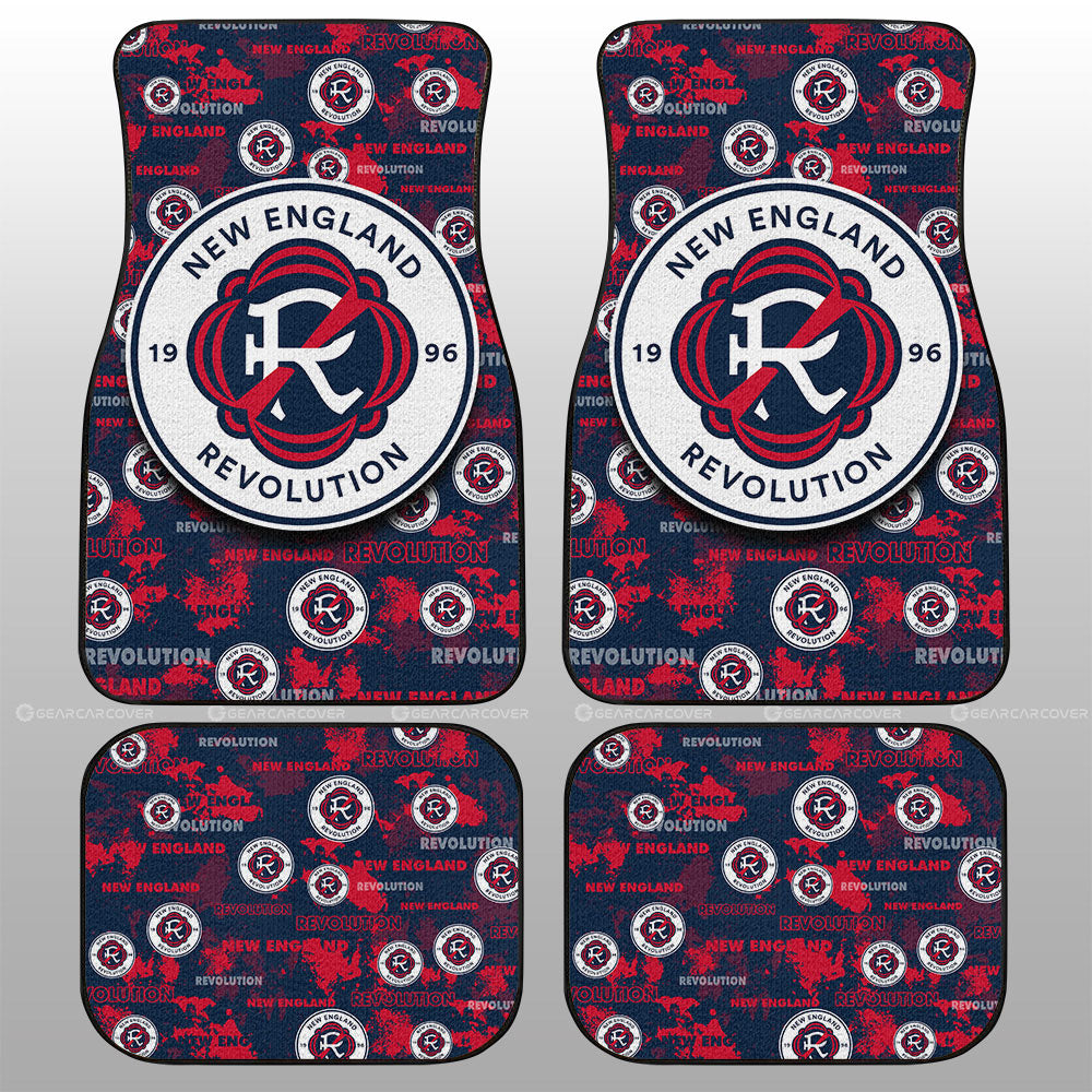 New England Revolution Car Floor Mats Custom Car Accessories - Gearcarcover - 1