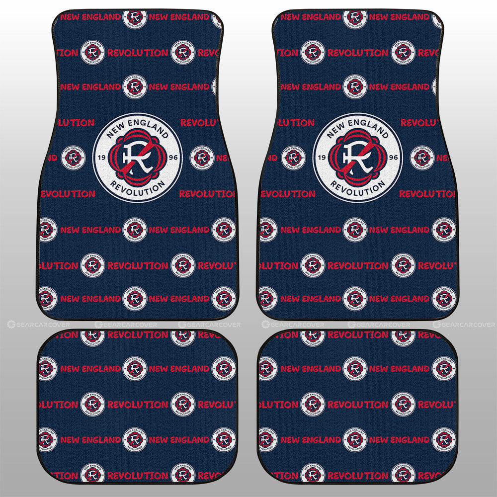 New England Revolution Car Floor Mats Sporty Team Collection - Gearcarcover - 1