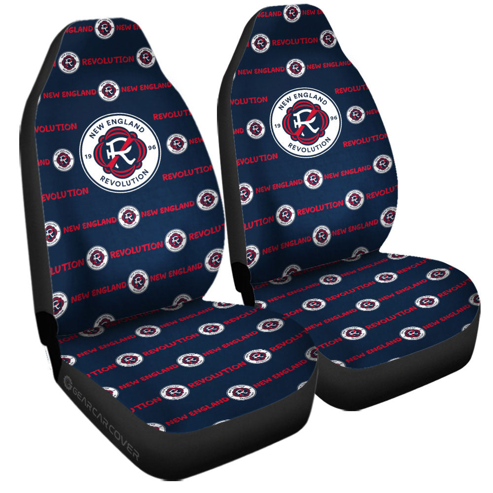 New England Revolution Car Seat Covers Sporty Team Collection - Gearcarcover - 3