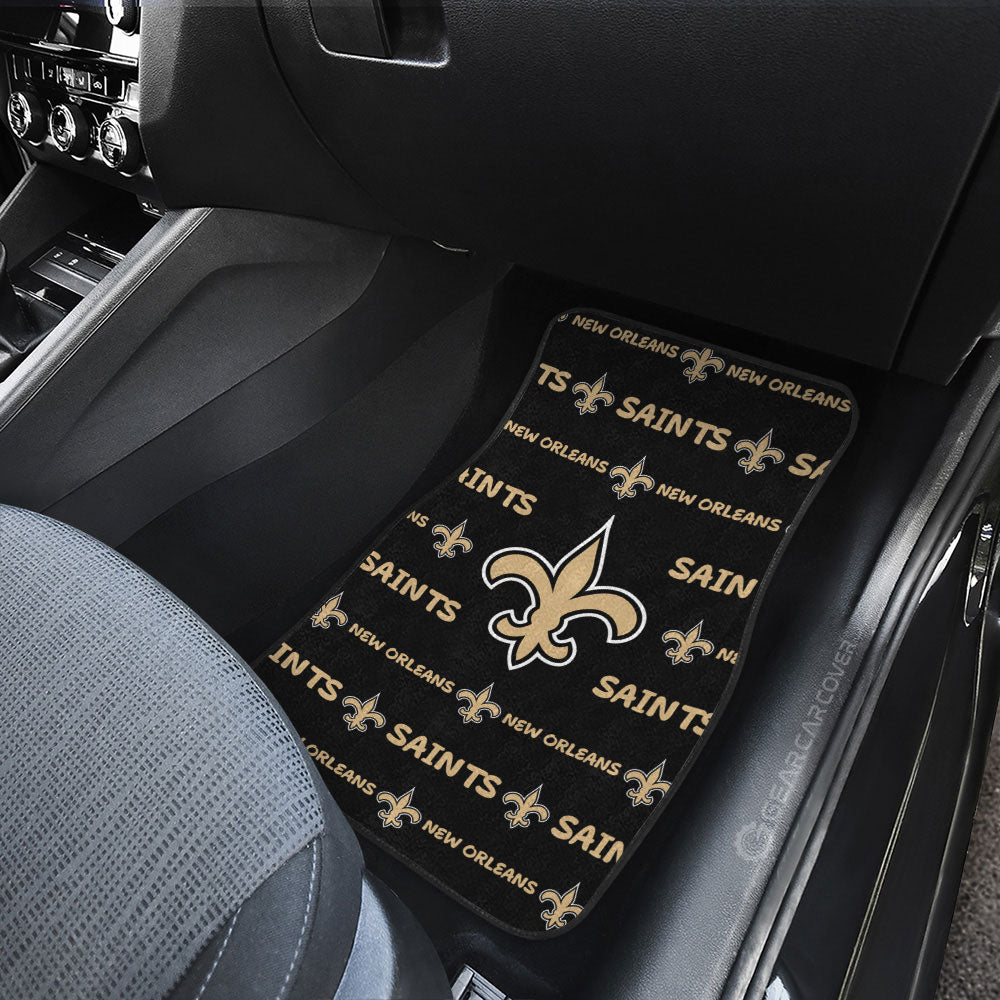 New Orleans Saints Car Floor Mats Sporty Team Collection - Gearcarcover - 3