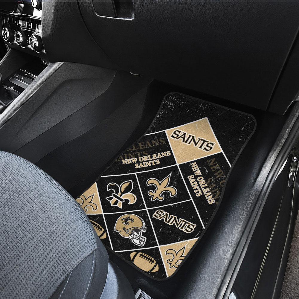 New Orleans Saints Car Floor Mats Sporty Team Collection - Gearcarcover - 3