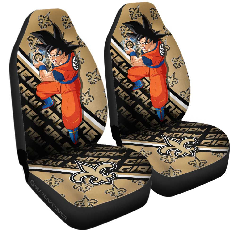 New Orleans Saints Car Seat Covers Goku Car Accessories For Fans - Gearcarcover - 3