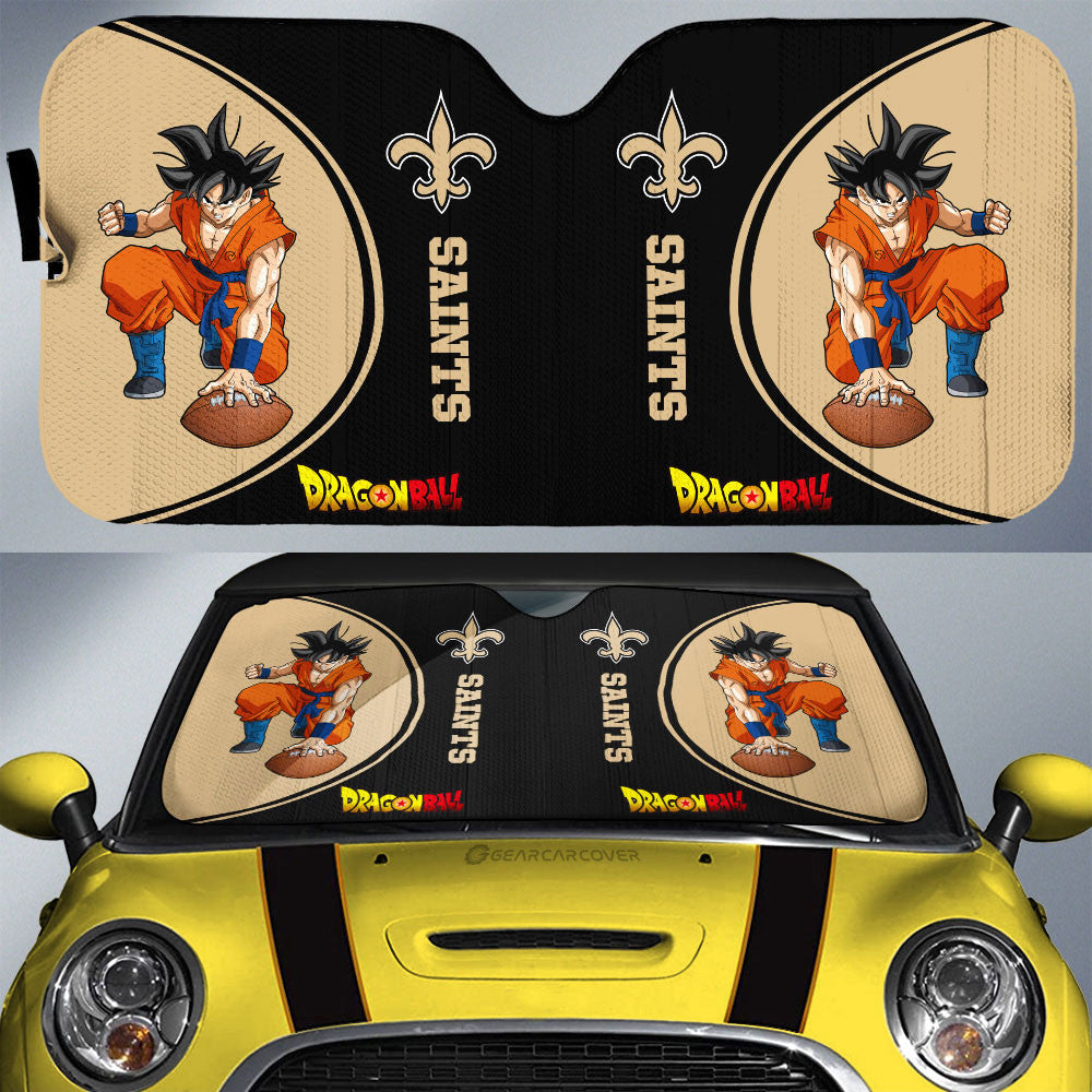New Orleans Saints Car Sunshade Custom Car Accessories For Fans - Gearcarcover - 1