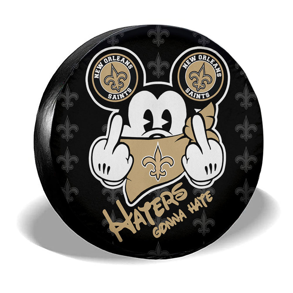 New Orleans Saints Spare Tire Covers Custom Car Accessories - Gearcarcover - 3