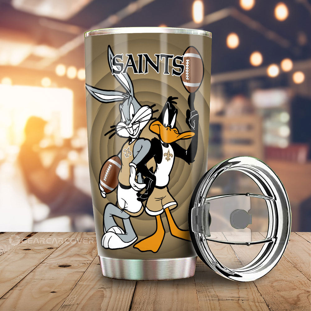 New Orleans Saints Tumbler Cup Custom Car Accessories - Gearcarcover - 2