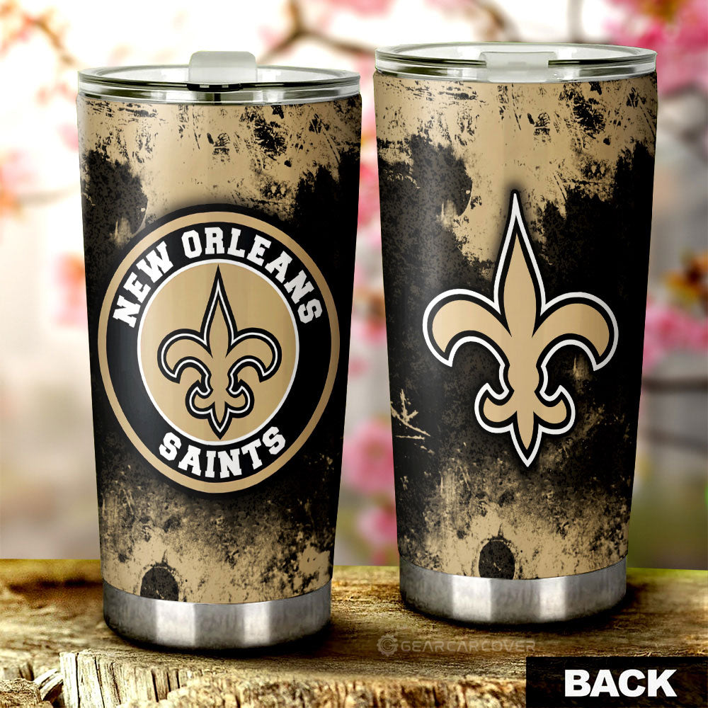 New Orleans Saints Tumbler Cup Custom Car Accessories - Gearcarcover - 1