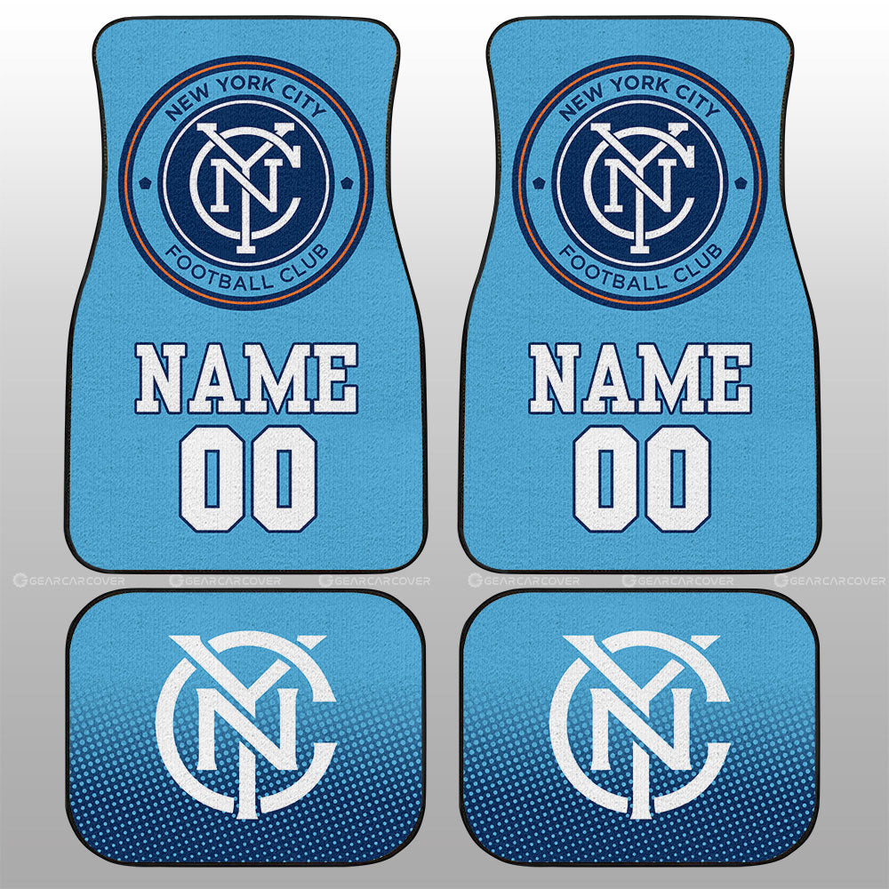 New York City FC Car Floor Mats Sporty Team Collection - Gearcarcover - 1