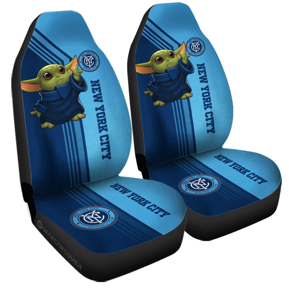 New York City FC Car Seat Covers Baby Yoda Car Accessories - Gearcarcover - 3