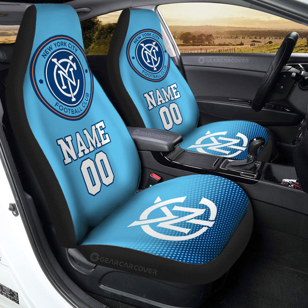 New York City FC Car Seat Covers Sporty Team Collection - Gearcarcover - 2
