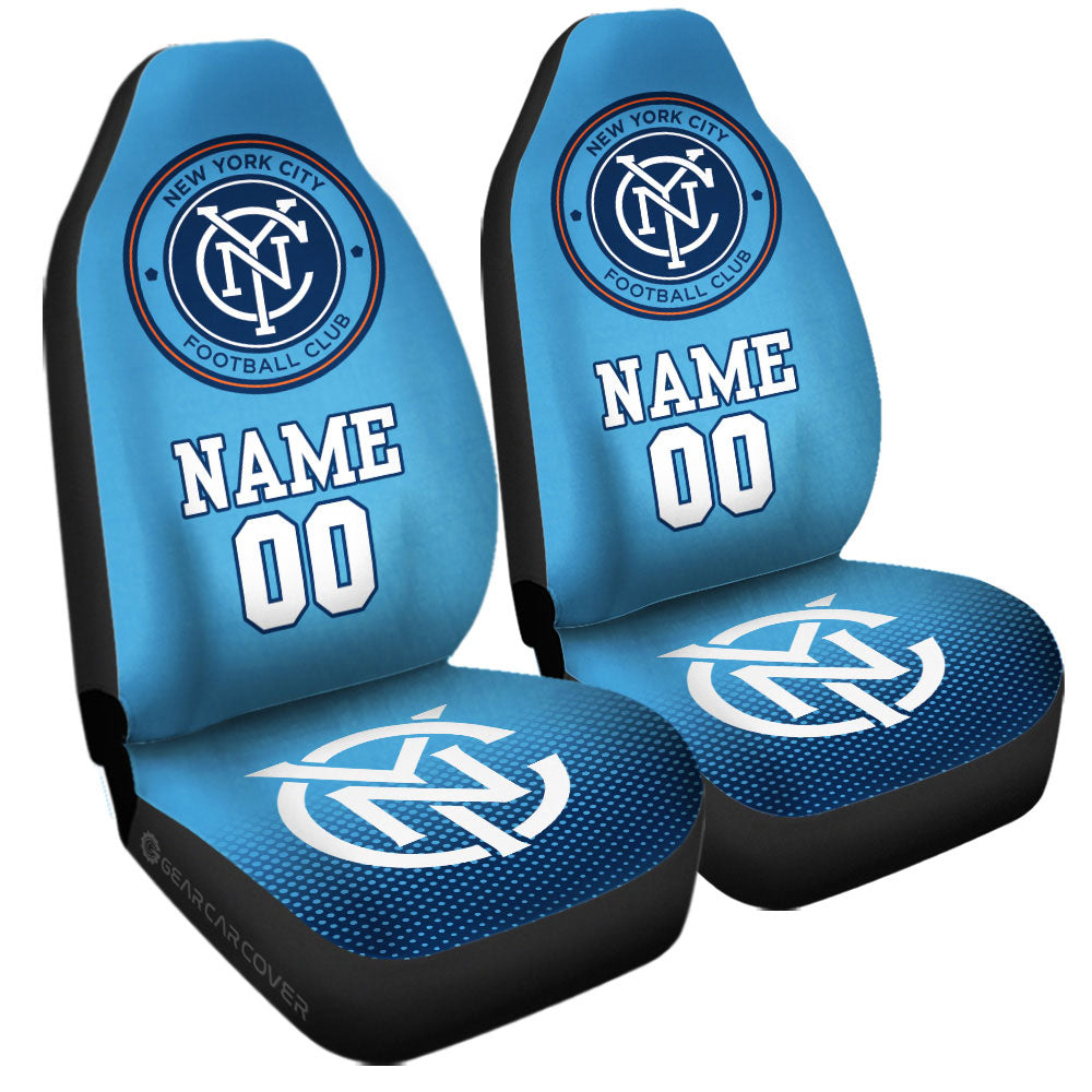 New York City FC Car Seat Covers Sporty Team Collection - Gearcarcover - 3