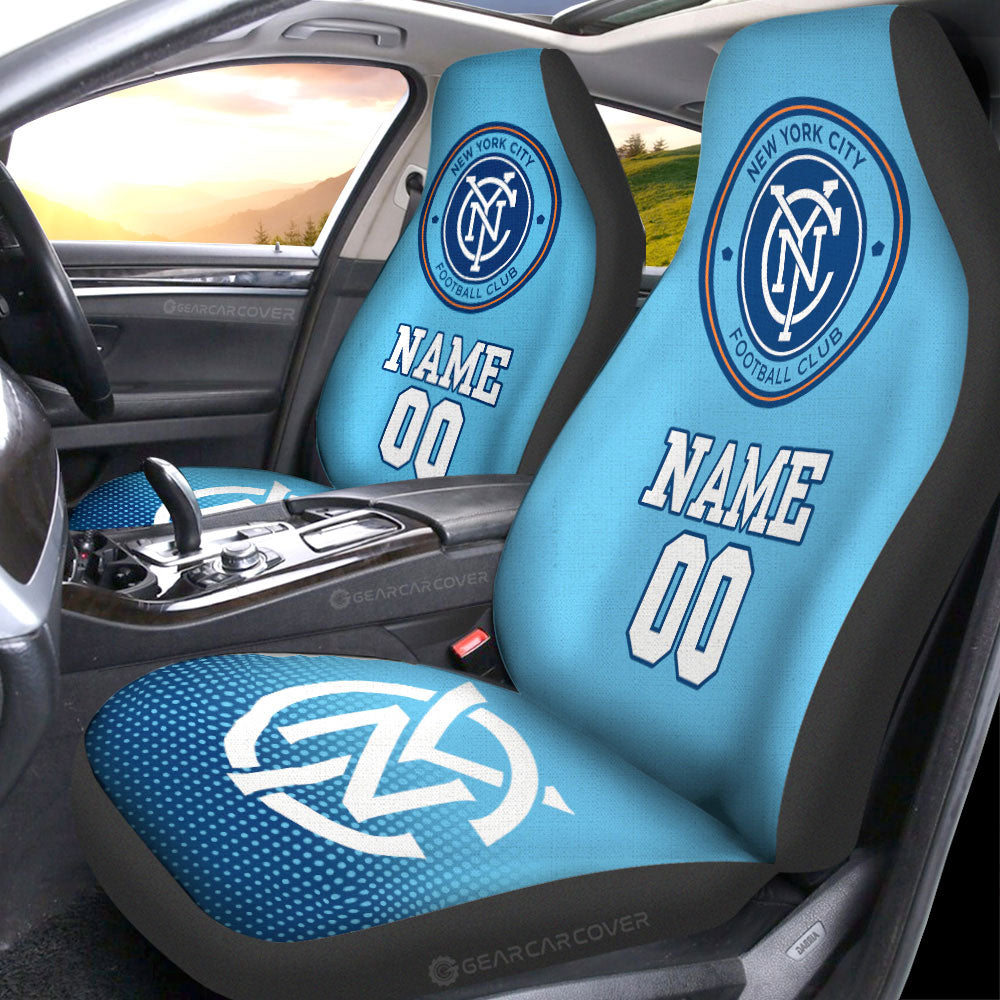 New York City FC Car Seat Covers Sporty Team Collection - Gearcarcover - 1