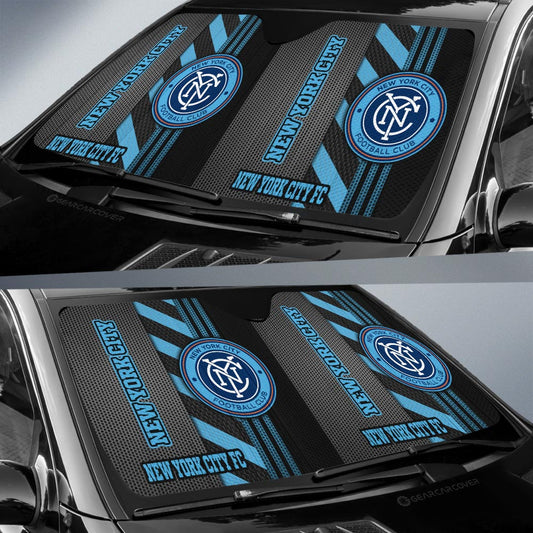 New York City FC Car Sunshade Custom Car Accessories - Gearcarcover - 2