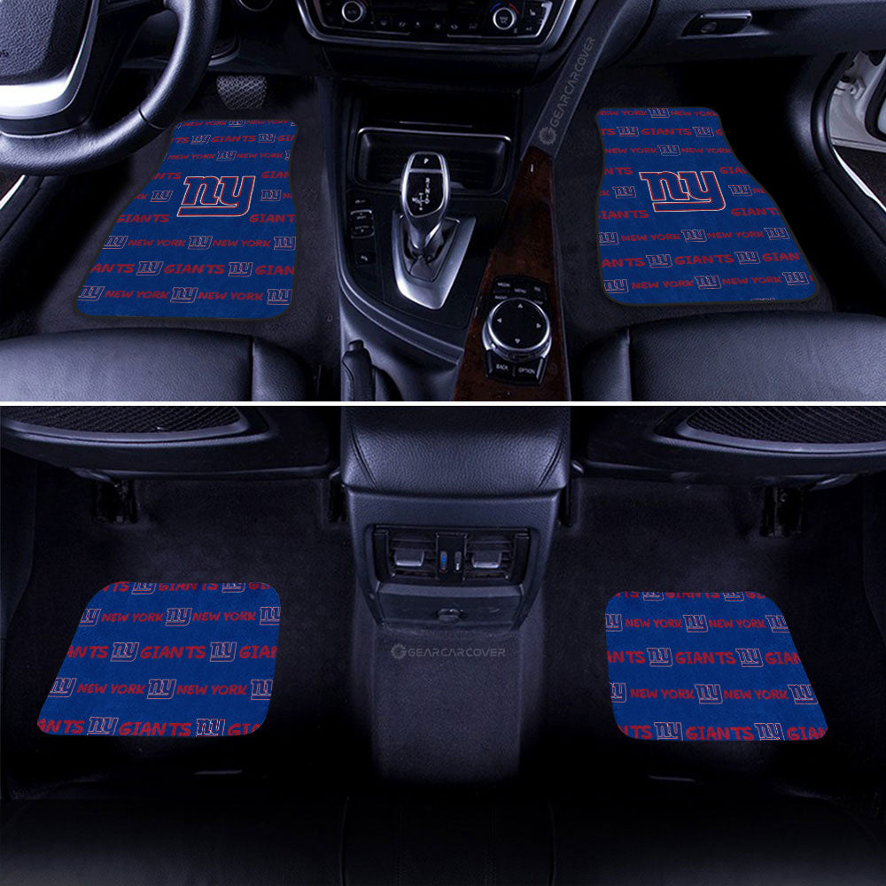 New York Giants Car Floor Mats Sporty Team Collection - Gearcarcover - 2