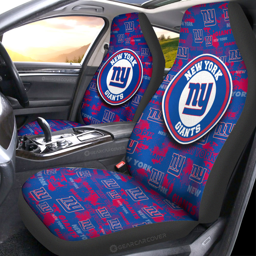 New York Giants Car Seat Covers Custom Car Accessories - Gearcarcover - 2