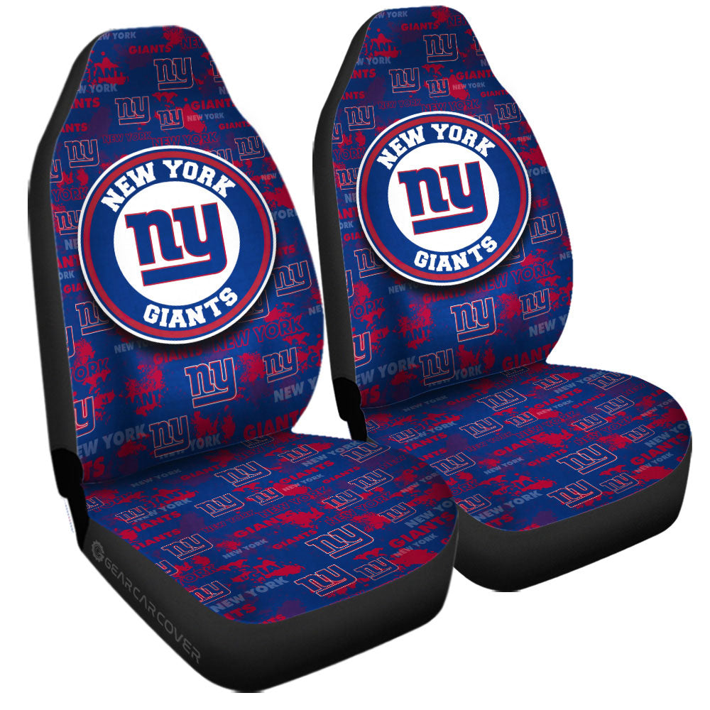 New York Giants Car Seat Covers Custom Car Accessories - Gearcarcover - 3