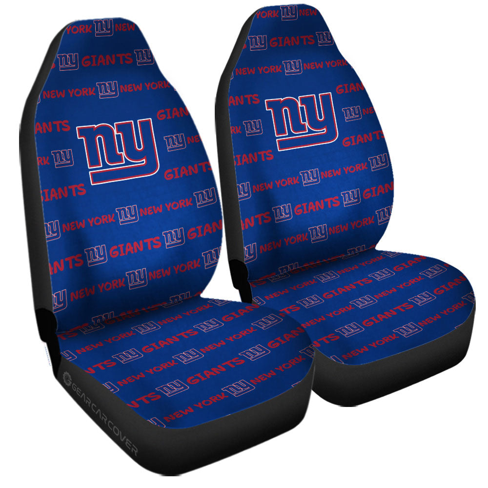 New York Giants Car Seat Covers Sporty Team Collection - Gearcarcover - 3