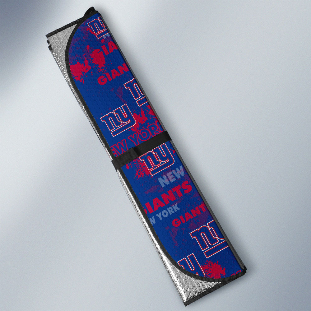 New York Giants Car Sunshade Custom Car Accessories - Gearcarcover - 3