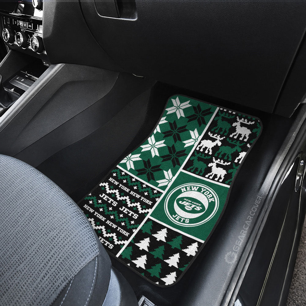 New York Jets Car Floor Mats Custom Ugly Style Car Accessories - Gearcarcover - 3