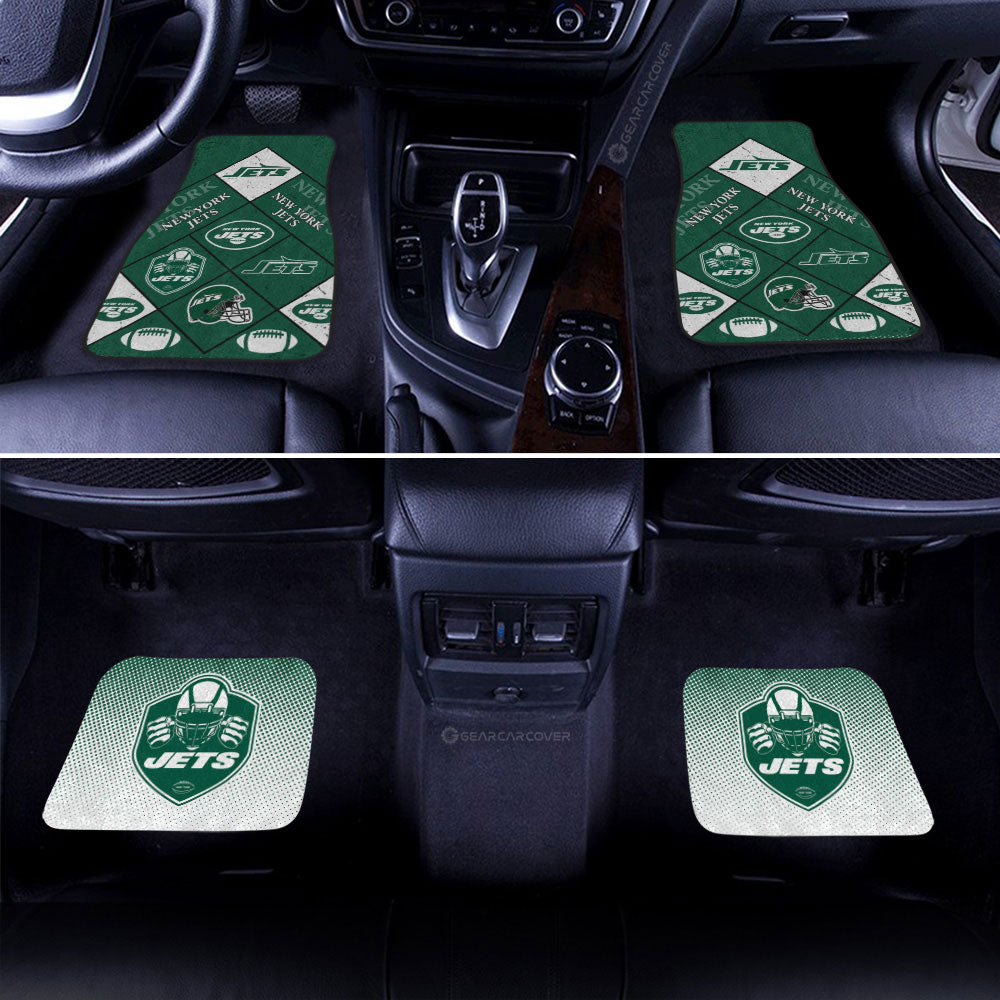 New York Jets Car Floor Mats Sporty Team Collection - Gearcarcover - 3